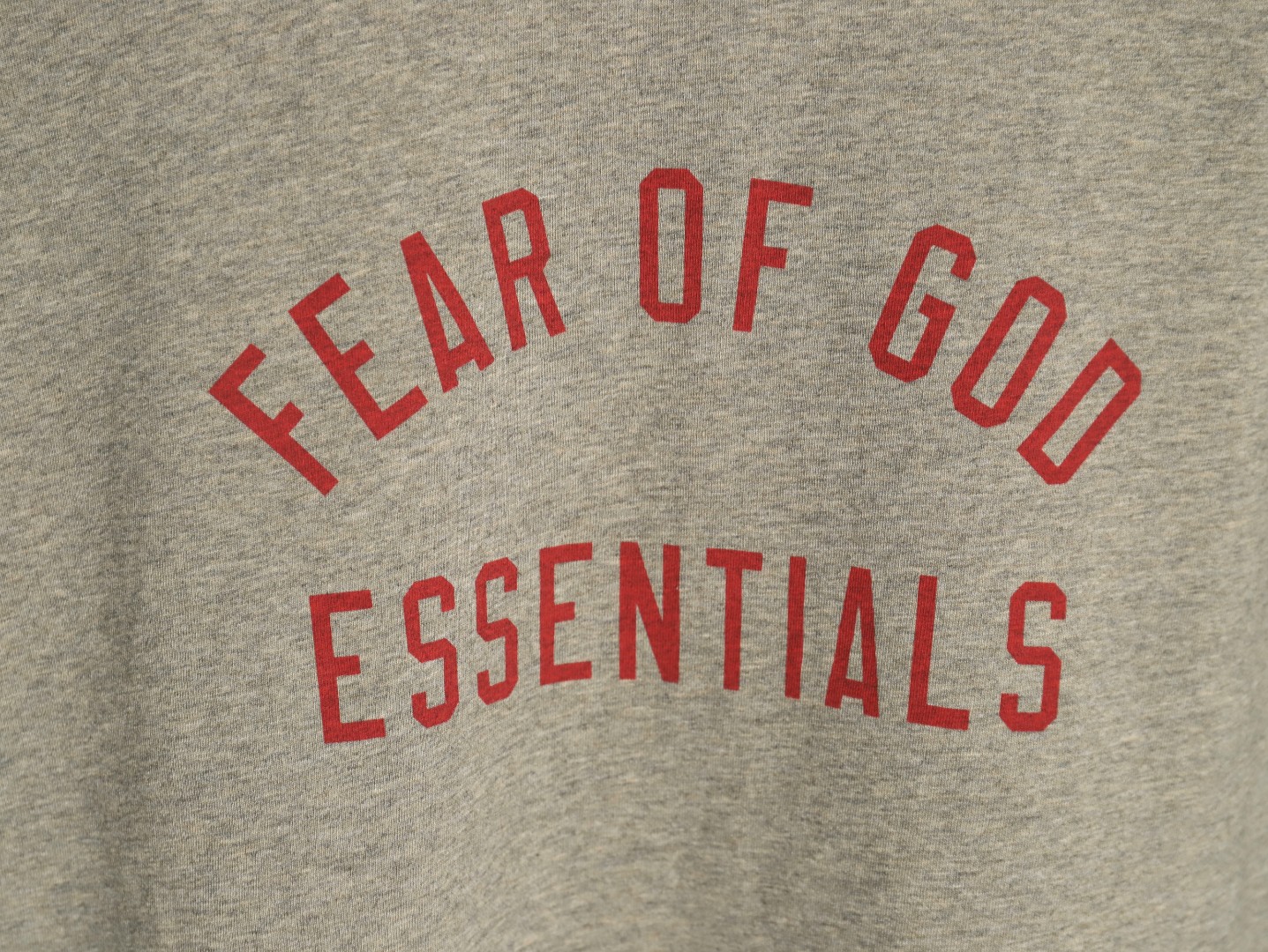 Fear Of God chest arc print short sleeves TSK2