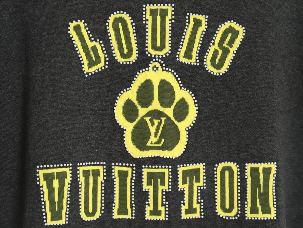 l0*is V*t0n yellow knitted short-sleeved t-shirt