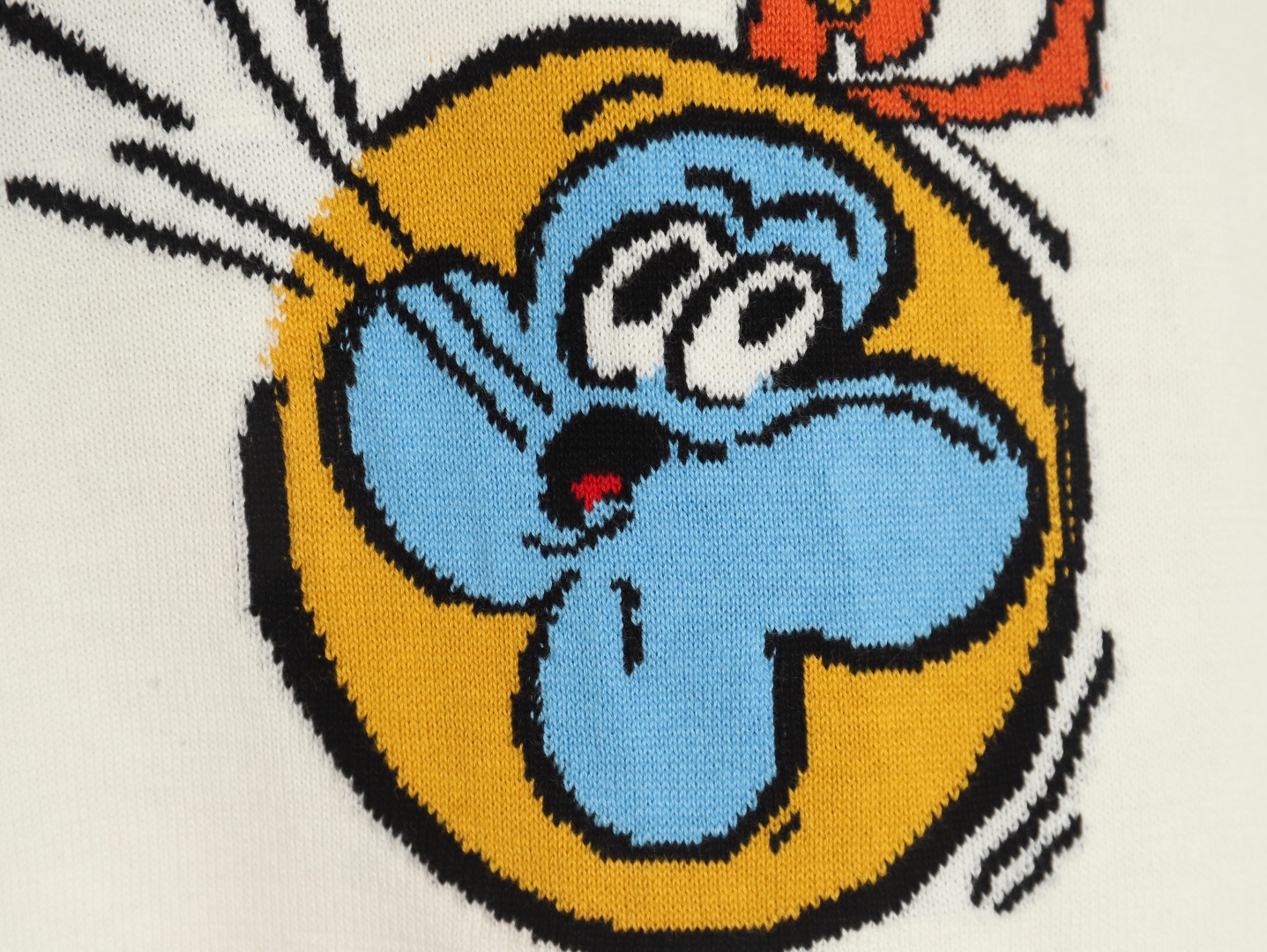 l0*is V*t0n airplane jacquard crew neck knit short sleeves