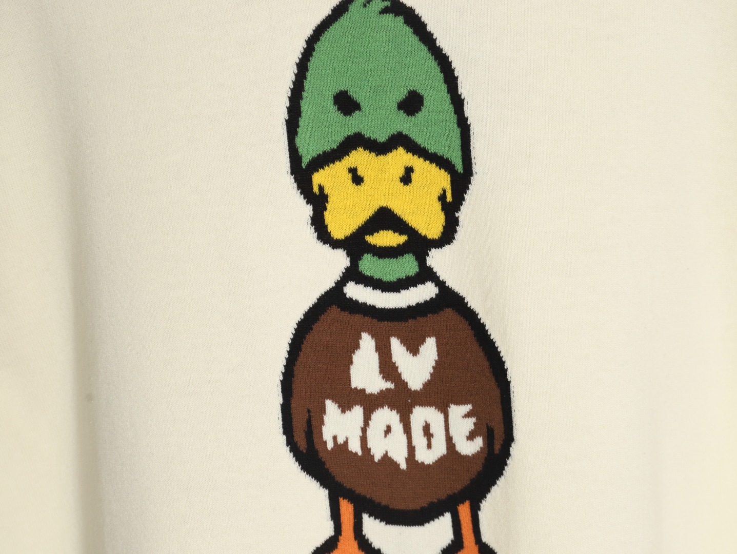 l0*is V*t0n duck pattern wool short sleeves