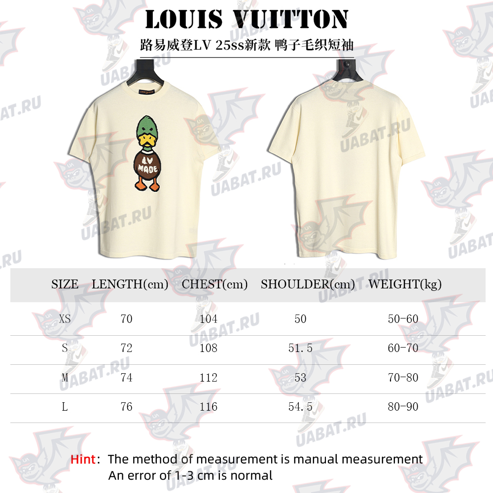 l0*is V*t0n duck pattern wool short sleeves
