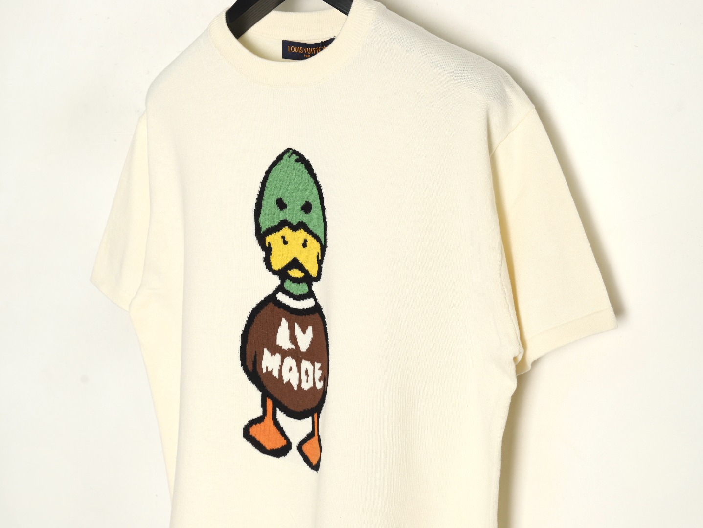 l0*is V*t0n duck pattern wool short sleeves