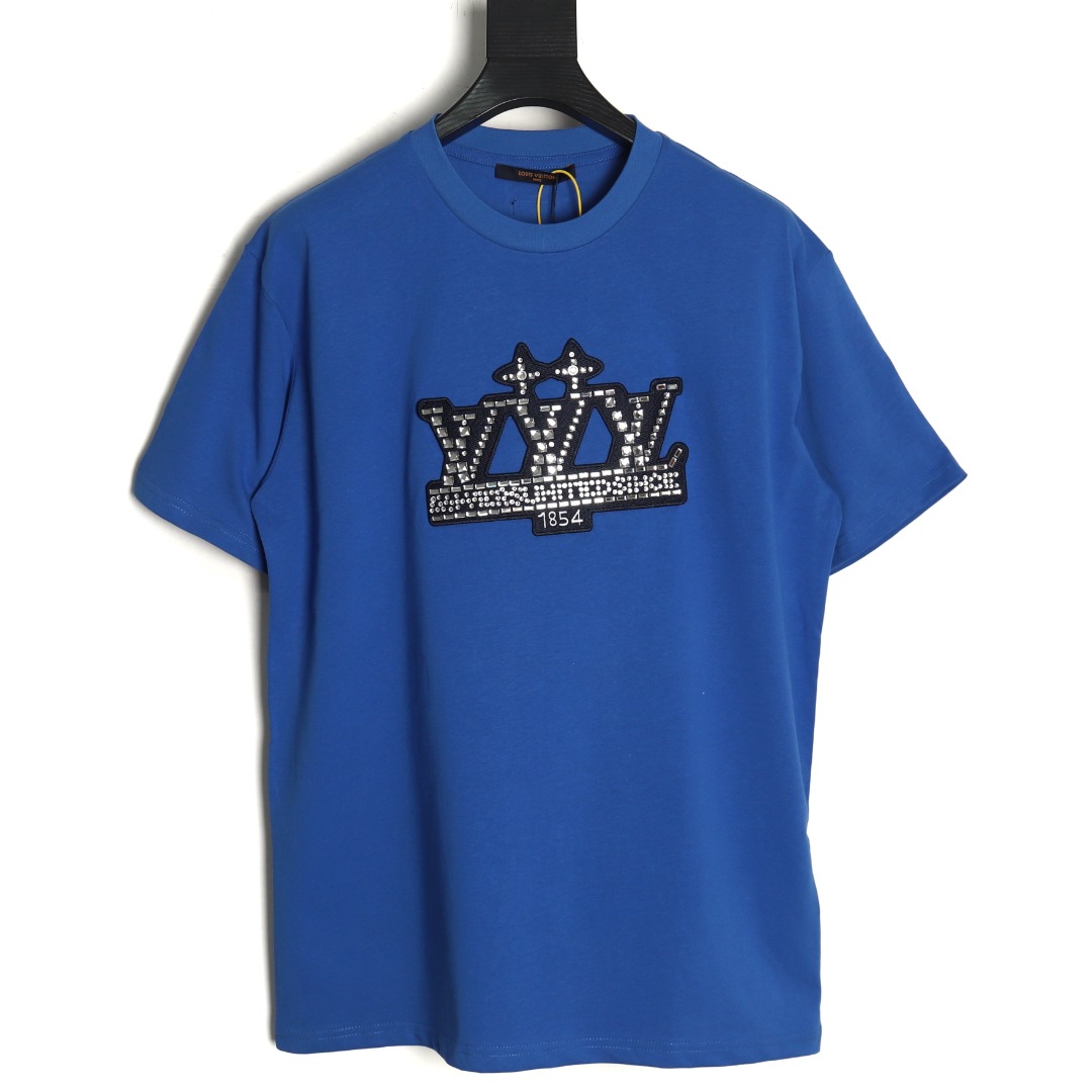 l0*is v*t0n 1854 Di*m*nd letters cotton short sleeves