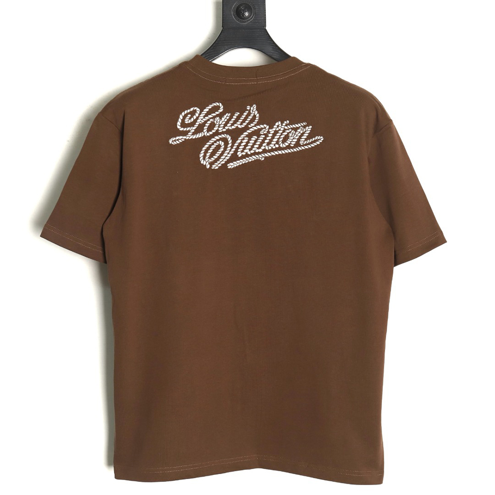 l0*is V*t0n rope knot embroidered short sleeve