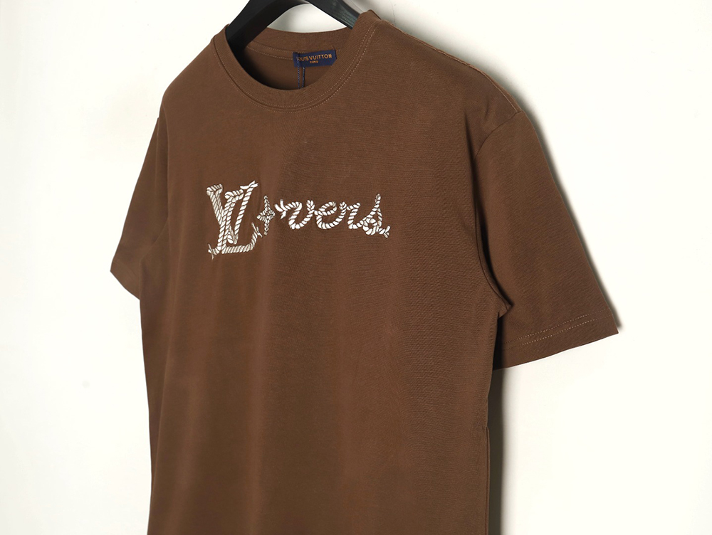 l0*is V*t0n rope knot embroidered short sleeve