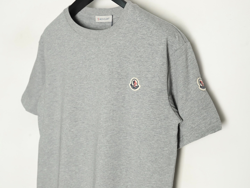 Moncler embroidered letter jacquard short-sleeved T-shirt