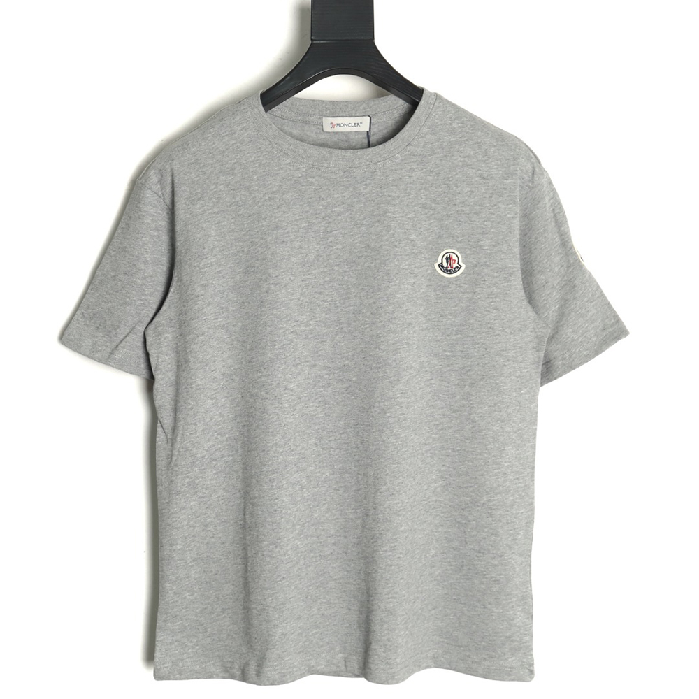 Moncler embroidered letter jacquard short-sleeved T-shirt