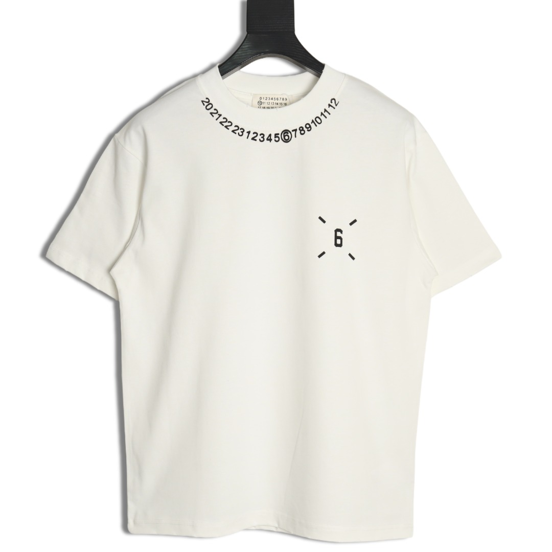 ma*s*n Ma*i*la printed logo crew neck short sleeve t-shirt