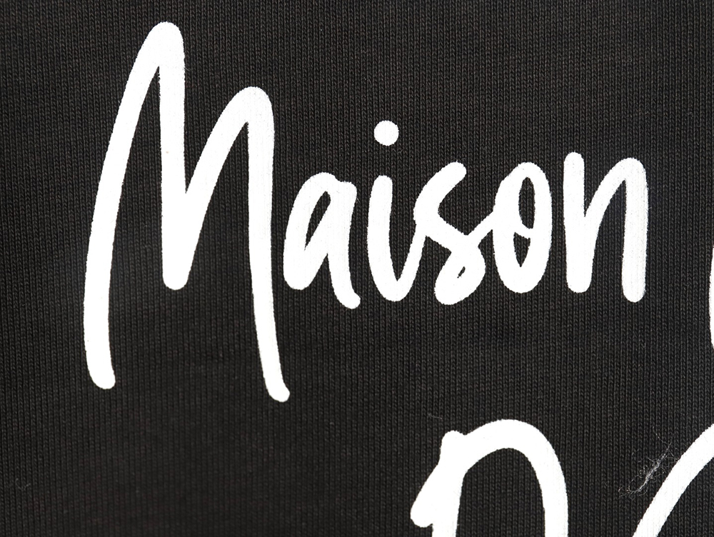 ma*s*n Ma*i*la musical note letter print short-sleeved t-shirt tsk1