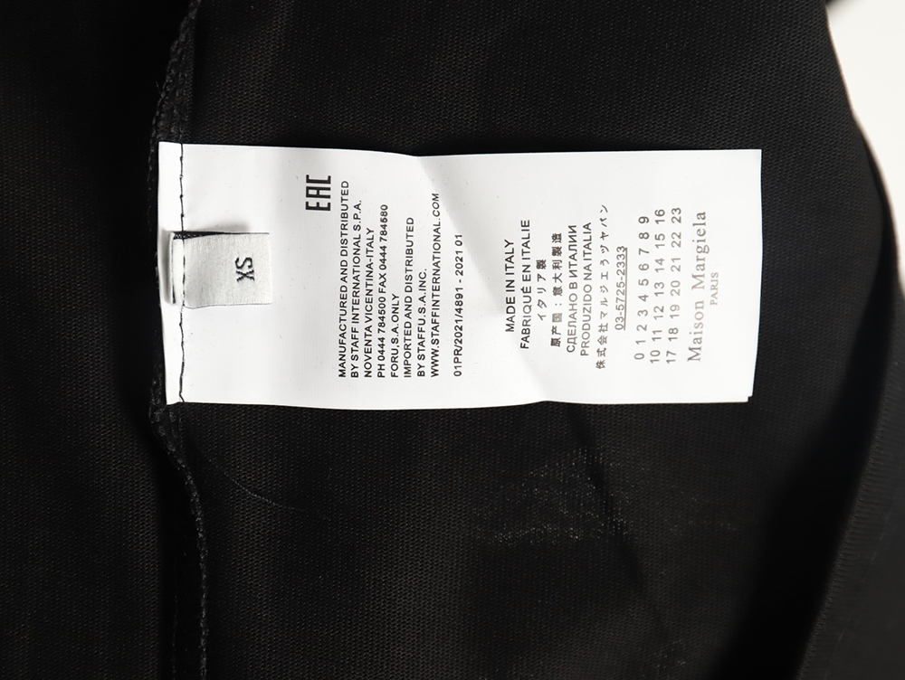 ma*s*n Ma*i*la musical note letter print short-sleeved t-shirt tsk1