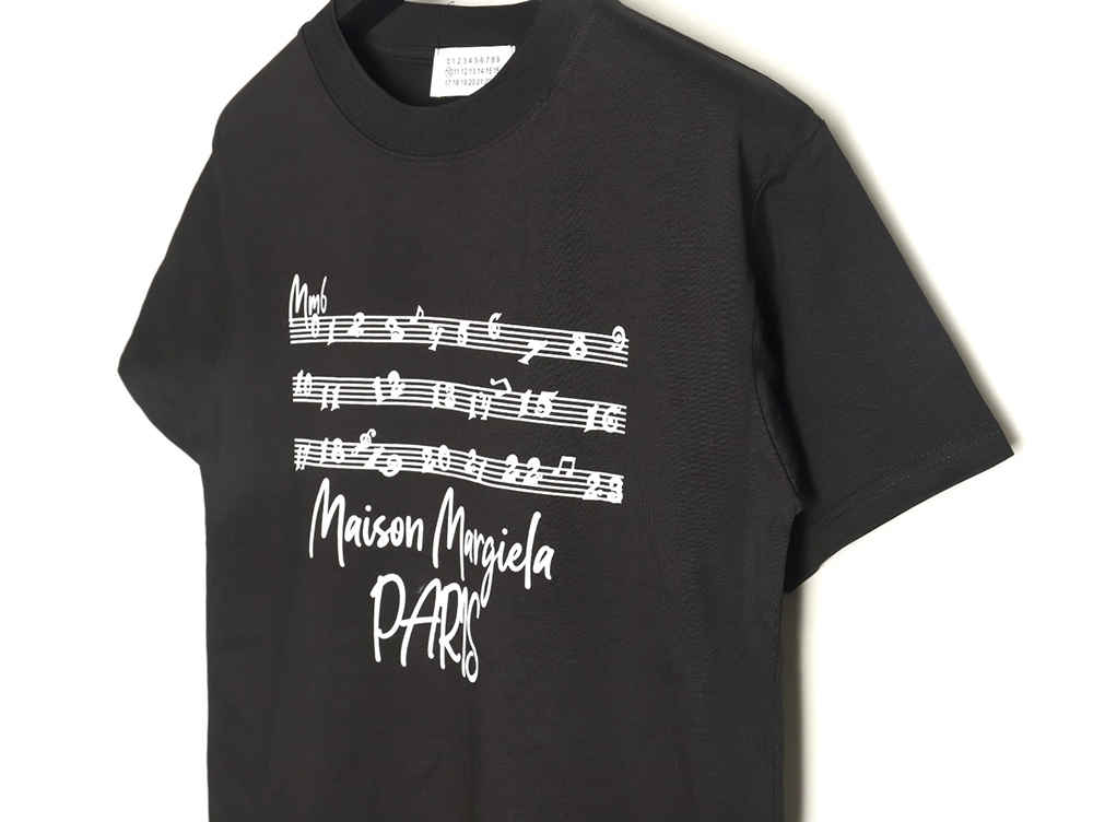 ma*s*n Ma*i*la musical note letter print short-sleeved t-shirt tsk1