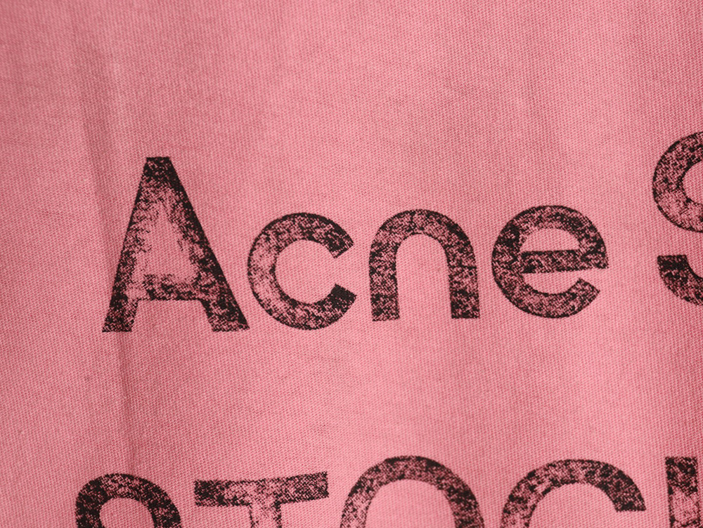 Acne Studios Gradient Mottled 1996 Lettering Print Short Sleeve T-shirt