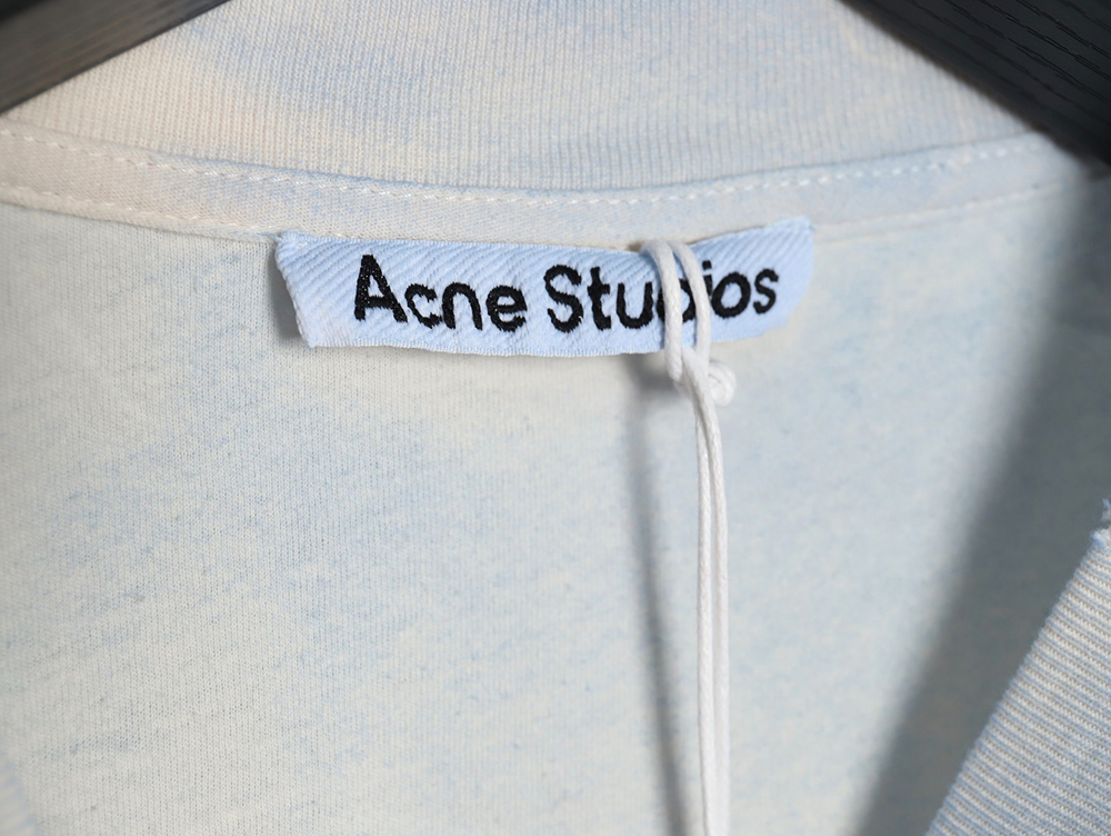 Acne Studios Gradient Mottled 1996 Lettering Print Short Sleeve T-shirt TSK1