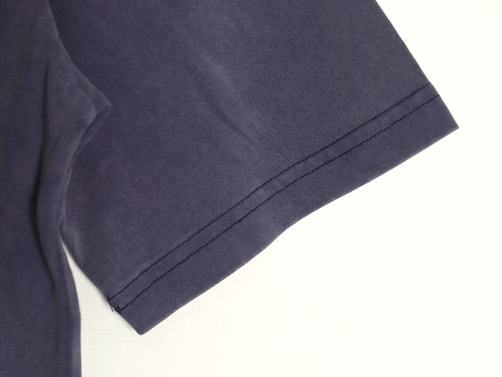 Ba*len*cia*ga e-sports letter washed short sleeve t-shirt