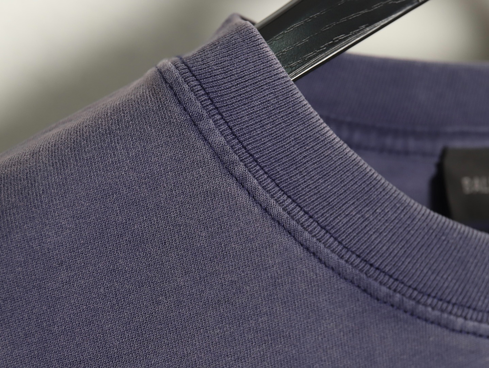 Ba*len*cia*ga e-sports letter washed short sleeve t-shirt