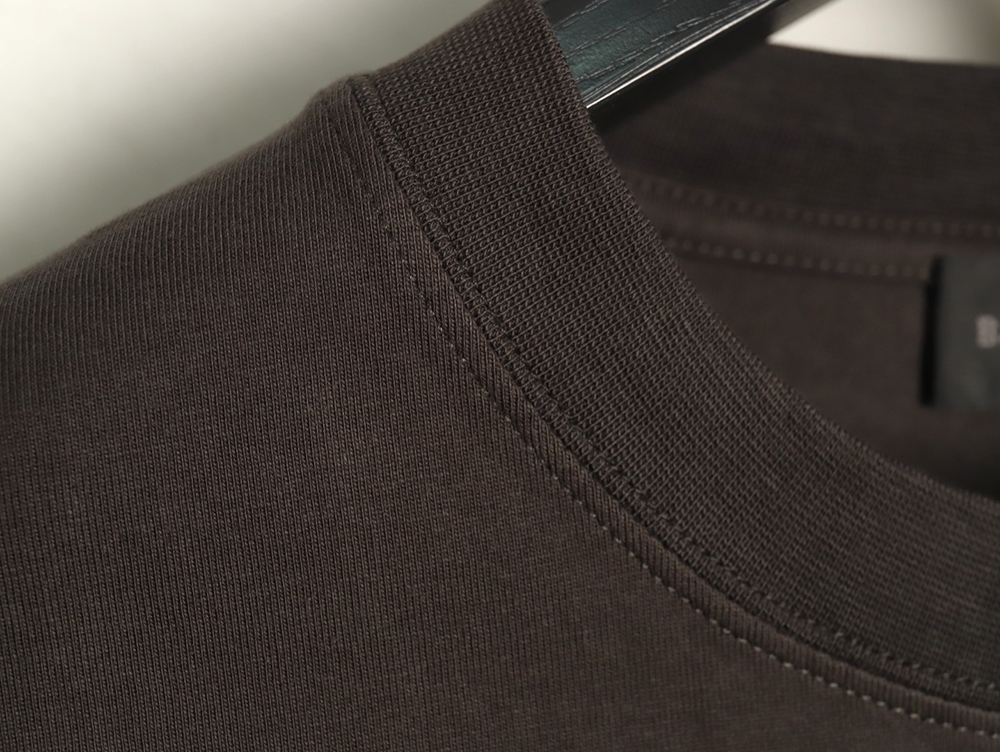 Ba*len*cia*ga square double b lock print short sleeve t-shirt