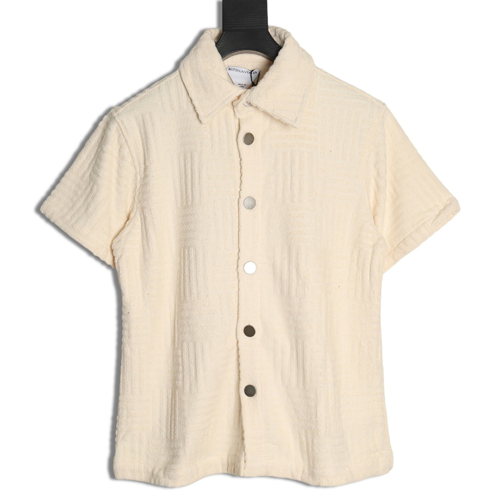 bo*te*ga Ve*ne*ta towel weave short sleeve shirt