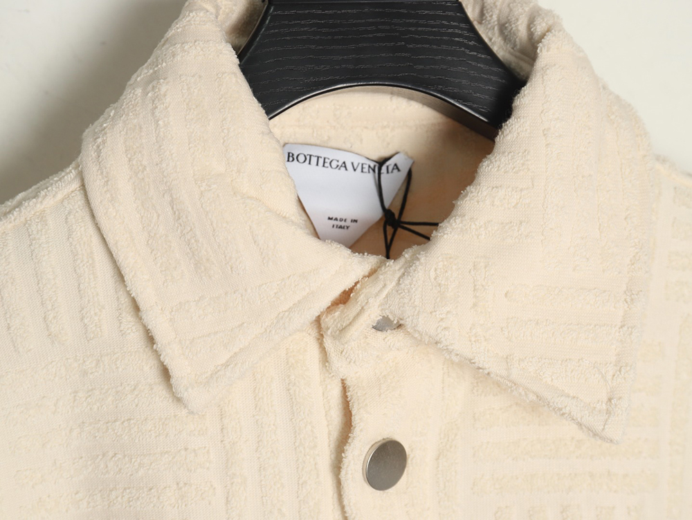 bo*te*ga Ve*ne*ta towel weave short sleeve shirt