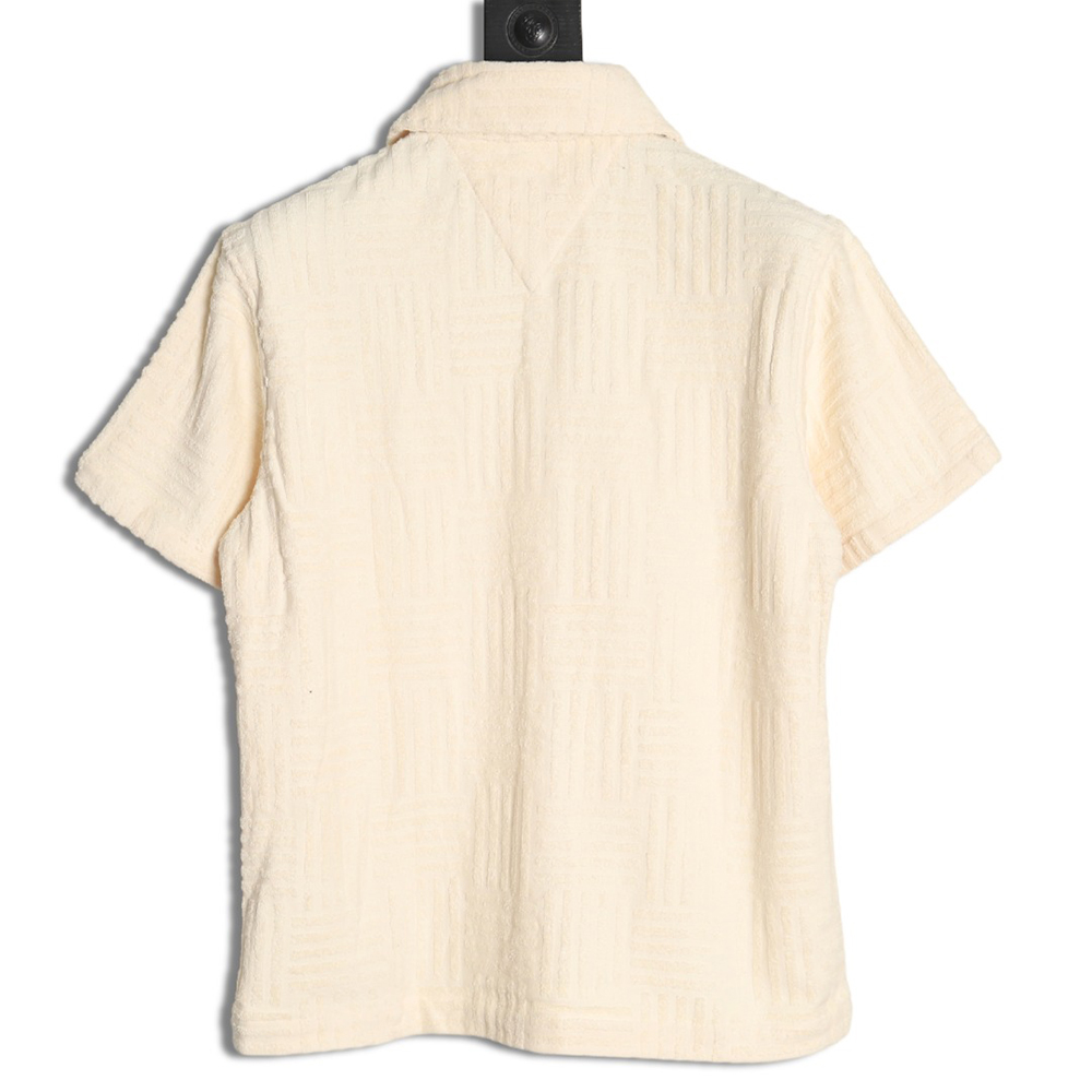 bo*te*ga Ve*ne*ta towel weave short sleeve shirt