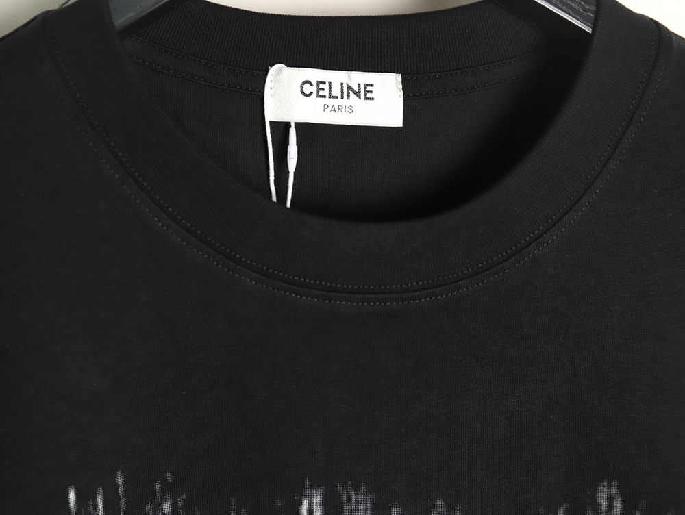 Ce**e distressed logo print short sleeves tsk1