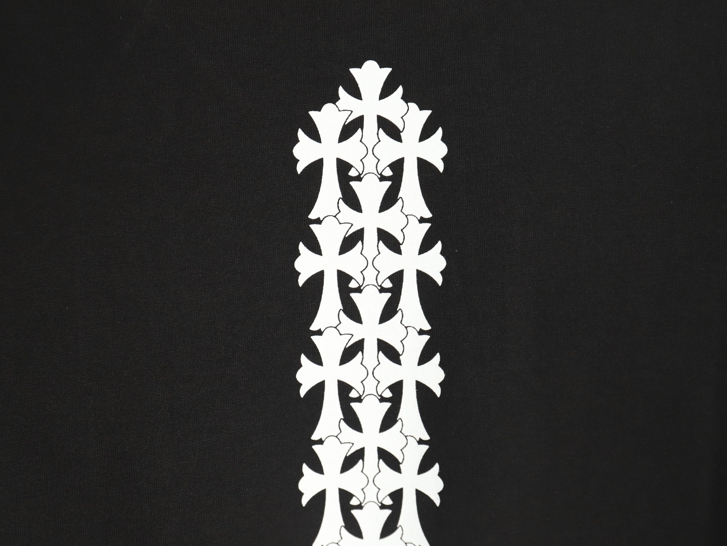 Ch**me He**ts sanskrit cross heavy foam print t-shirt tsk1