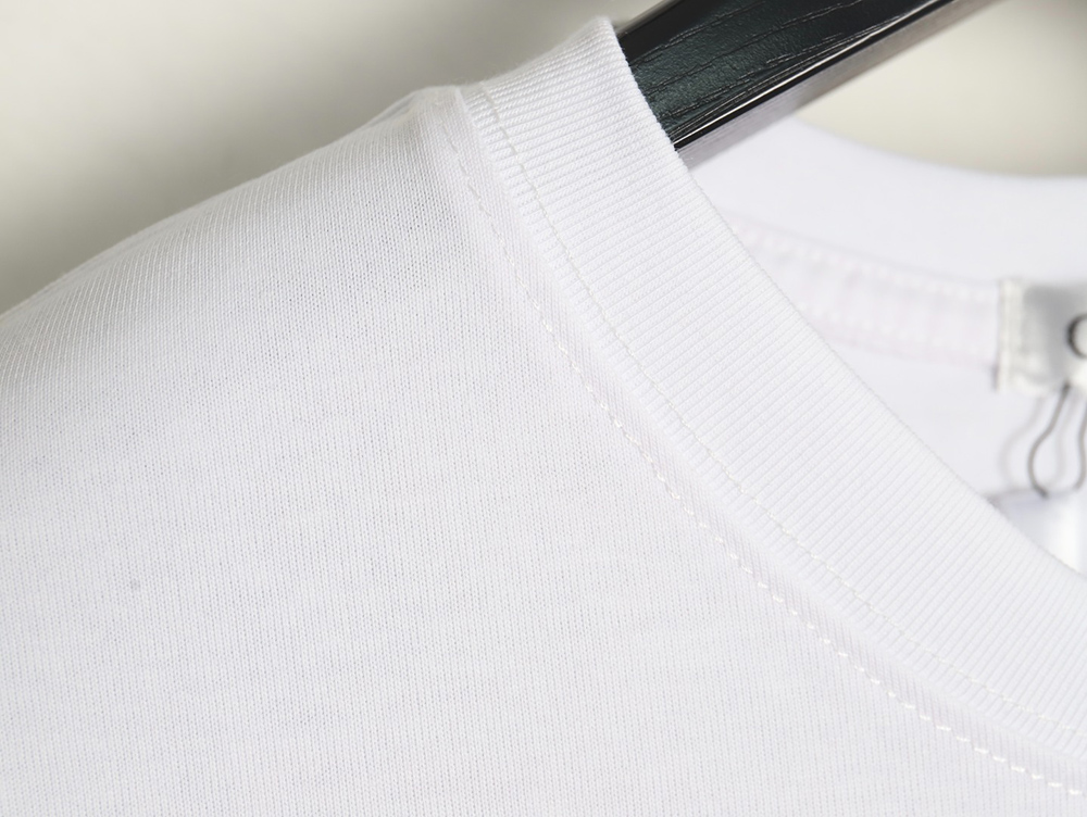 D*or chest logo embroidered lettering short sleeve t-shirt