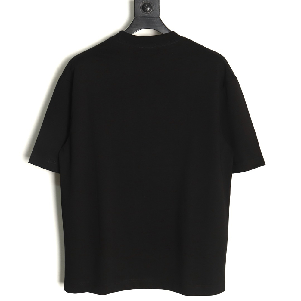 Givenchy shoulder hand-painted letter print short sleeves TSK1