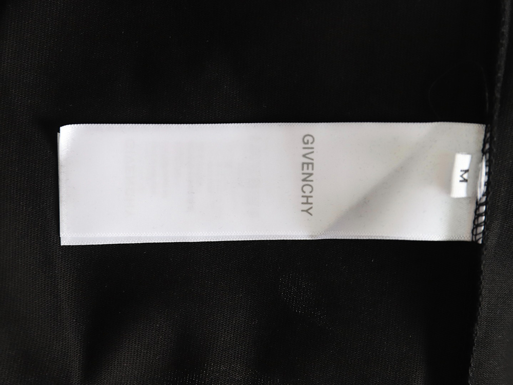 Givenchy shoulder hand-painted letter print short sleeves TSK1