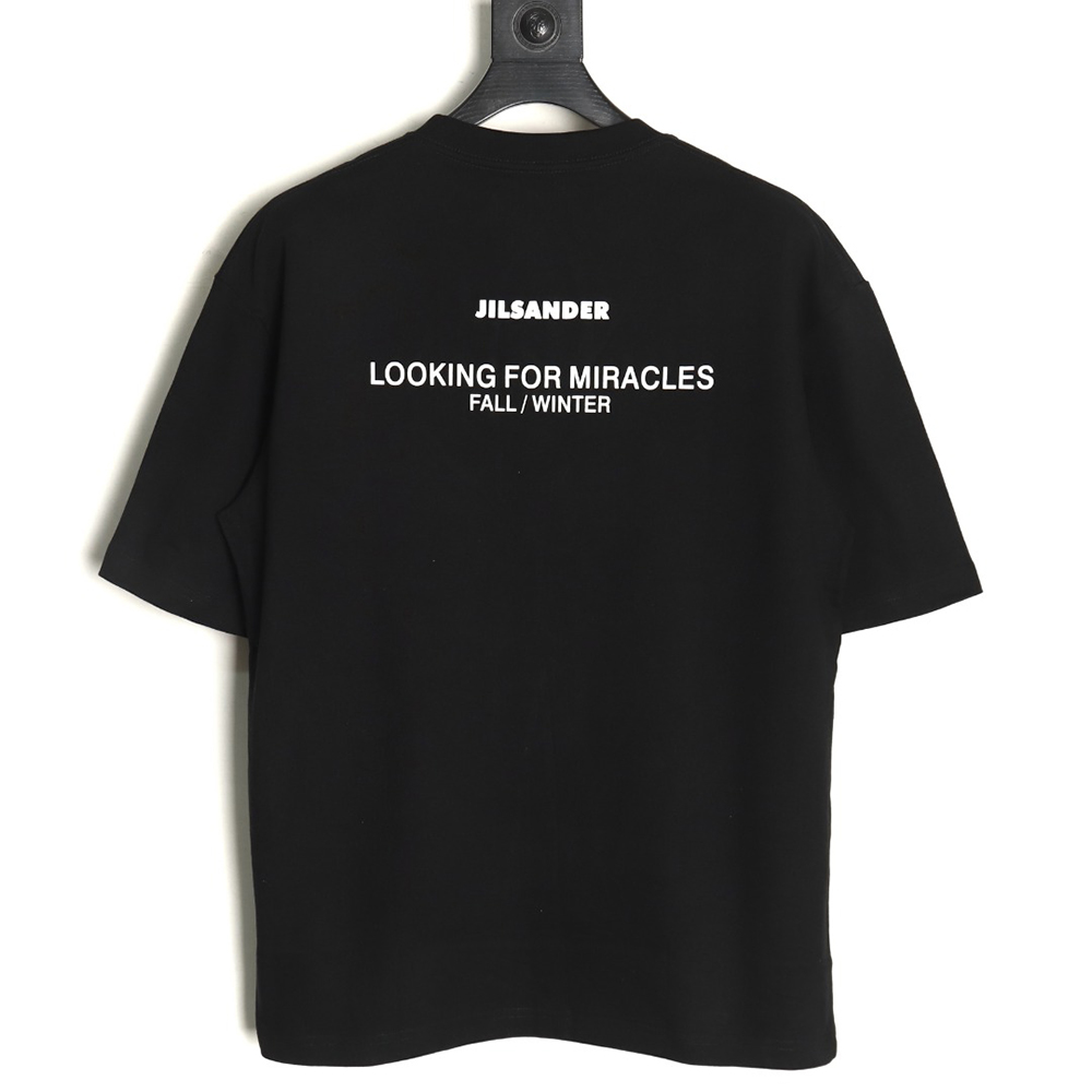JIL SANDER Lettering Printed Short-Sleeved T-Shirt TSK1
