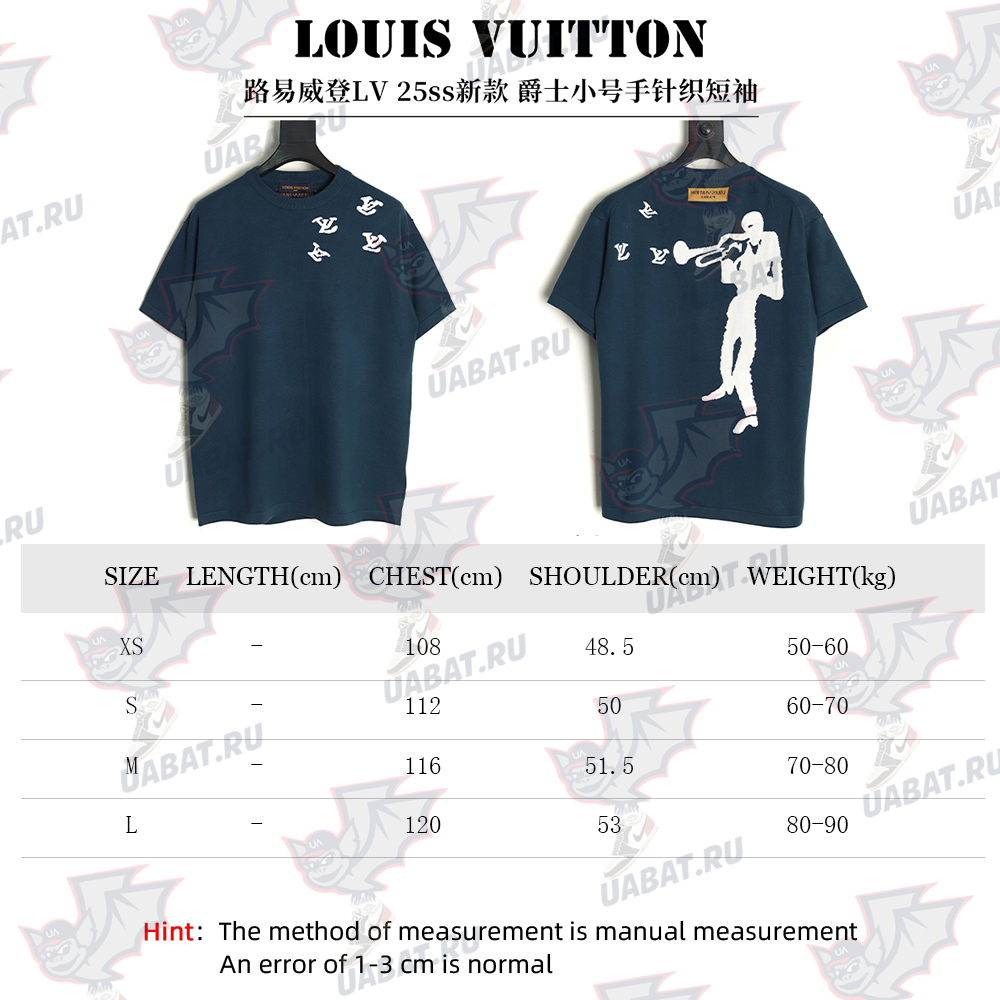 l0*is V*t0n jazz trumpeter knit short sleeve