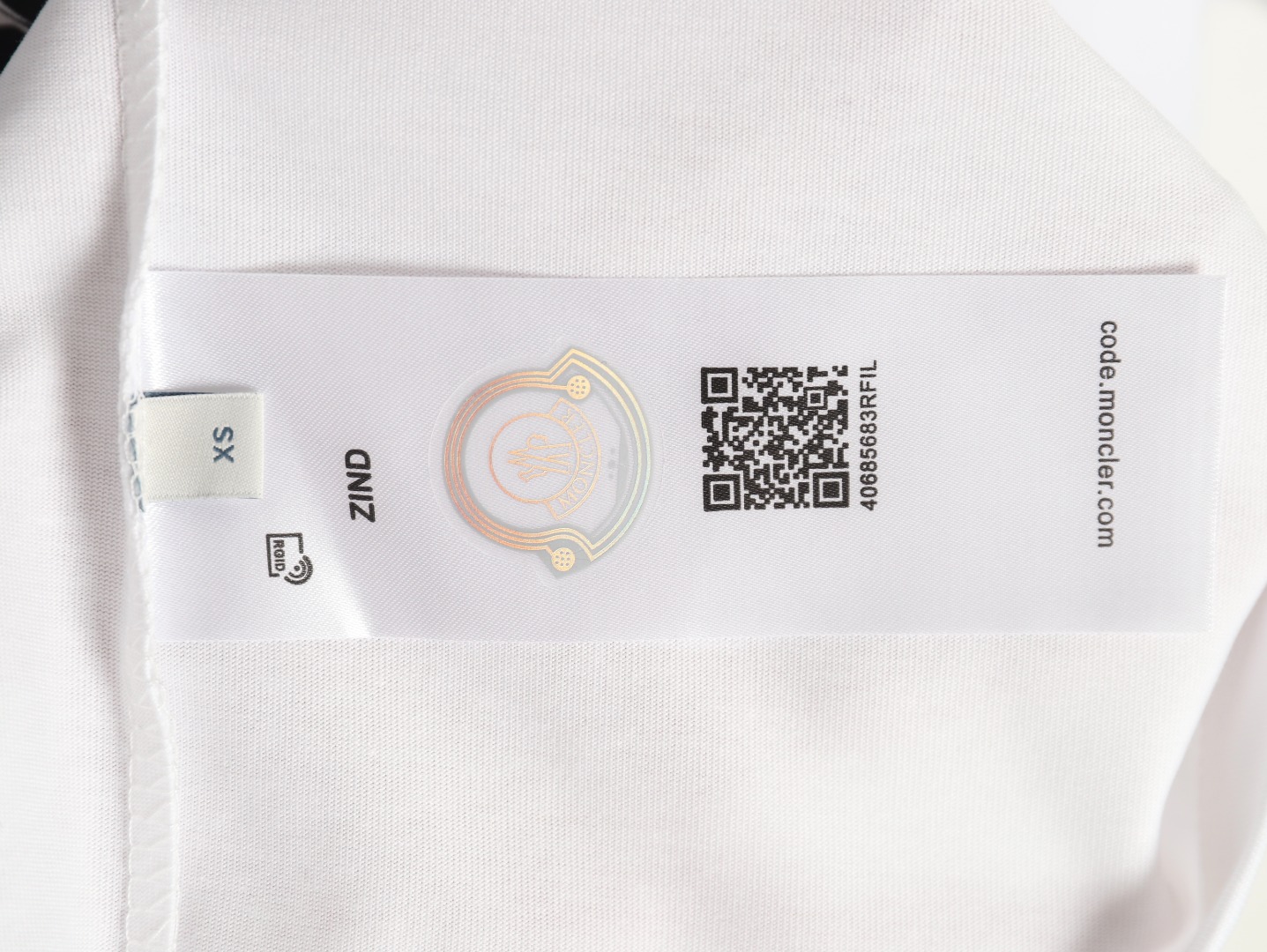 Moncler Year of the Snake 3D Printed Logo Short Sleeve T-Shirt