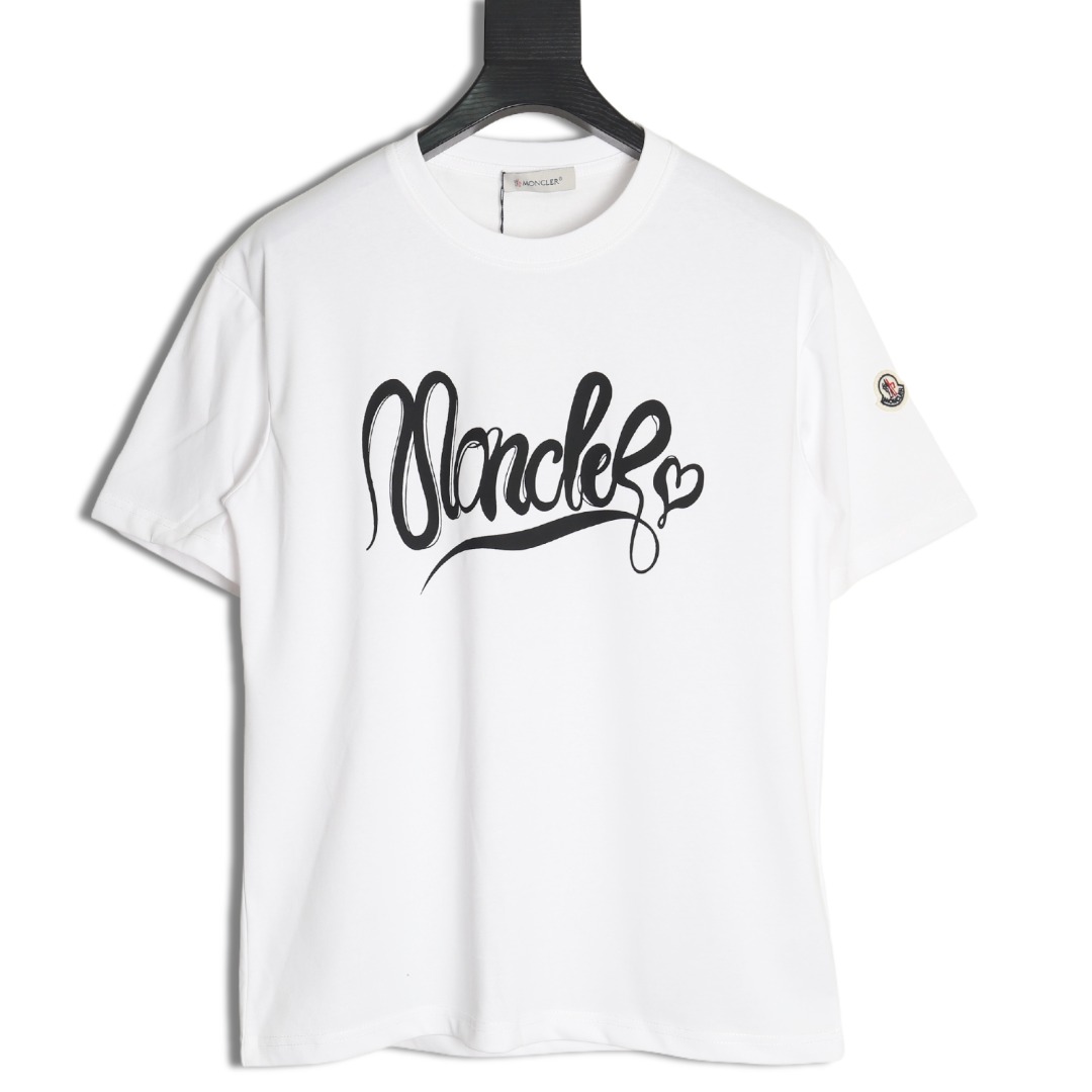 Moncler Year of the Snake 3D Printed Logo Short Sleeve T-Shirt