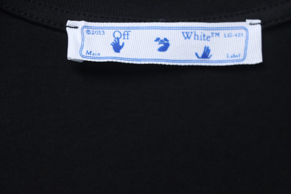 Off-White Oil Painting Gold Arrow Short Sleeve T-Shirt