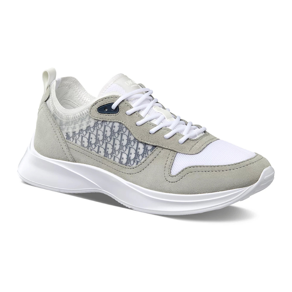 D*or b25 runner sneaker gray and white