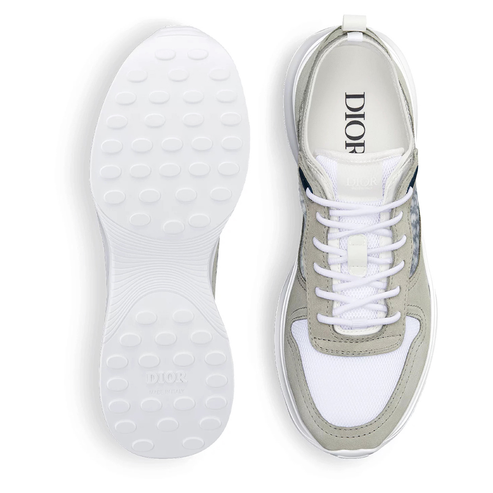 D*or b25 runner sneaker gray and white