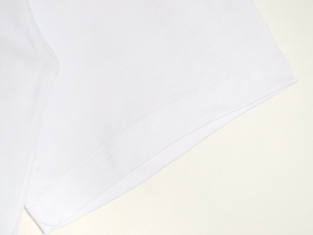 Ba*len*cia*ga neck lettering short sleeve t-shirt