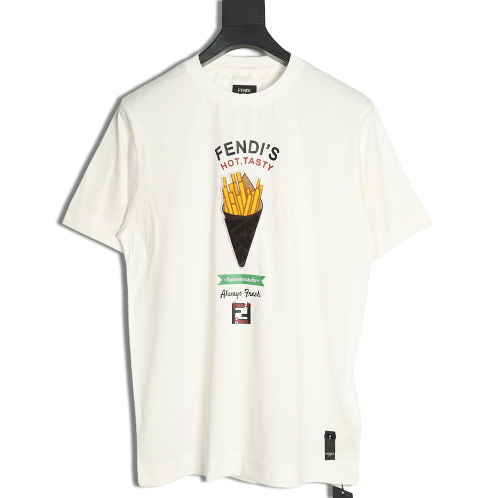 F**di french fries embroidered short sleeves