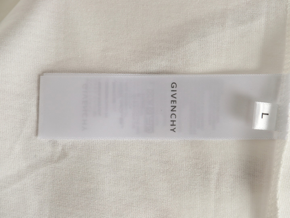 Givenchy embroidered lettering logo short sleeve