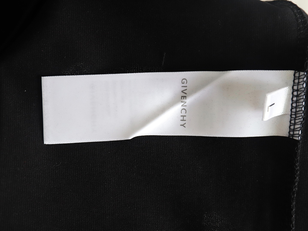 Givenchy embroidered lettering logo short sleeve TSK1