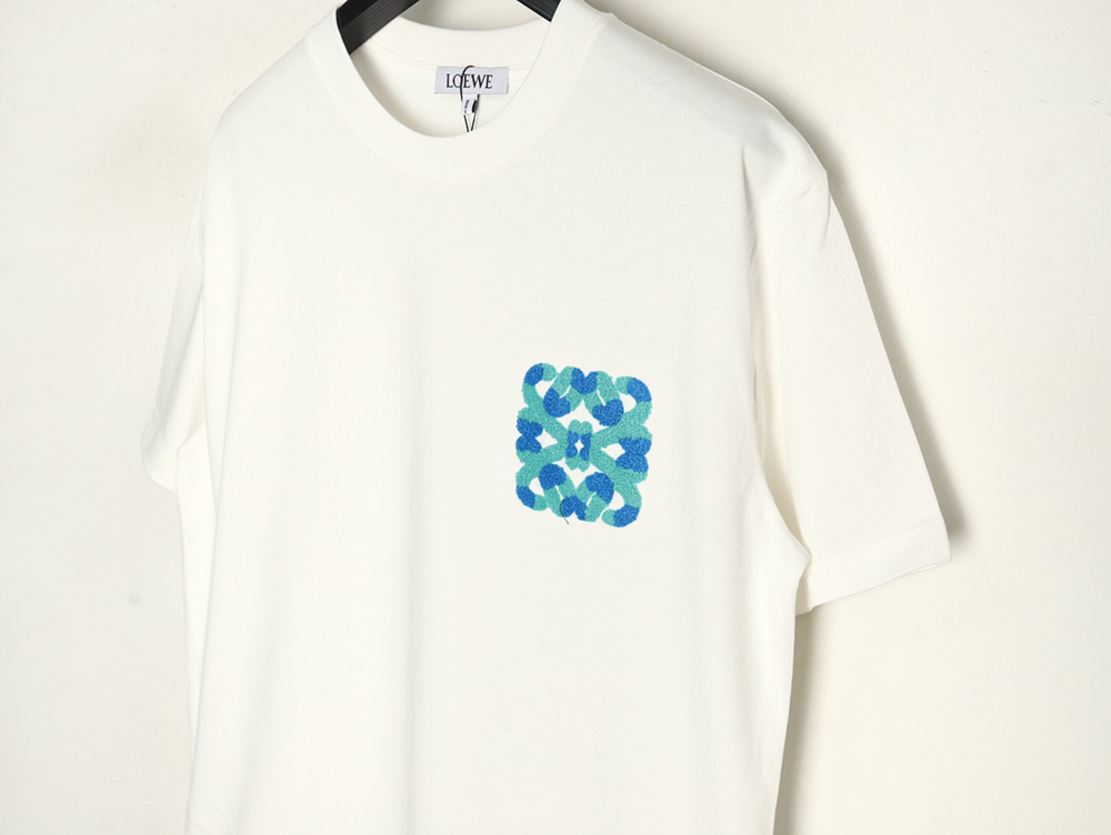 L0ew* classic towel embroidery short sleeve