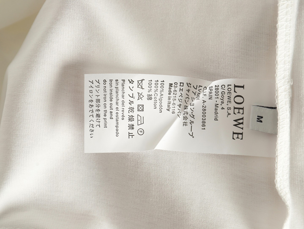 L0ew* classic towel embroidery short sleeve