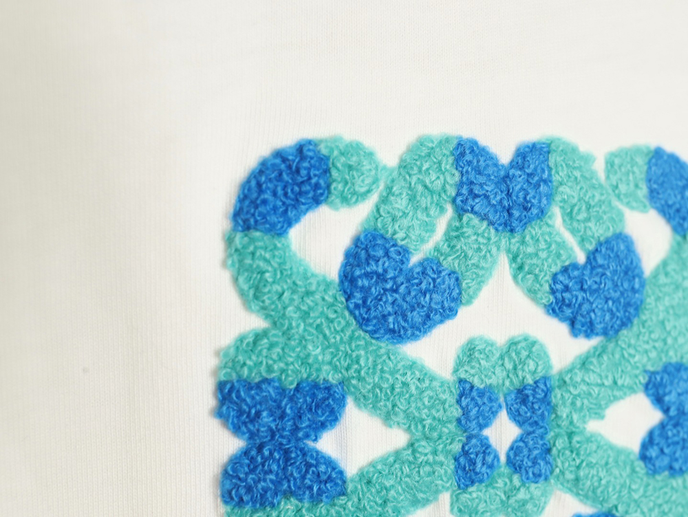 L0ew* classic towel embroidery short sleeve