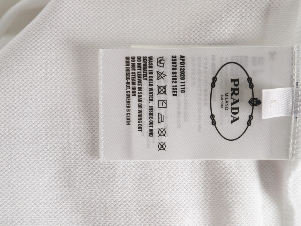 Pra*a pocket silicone trim short sleeve polo shirt