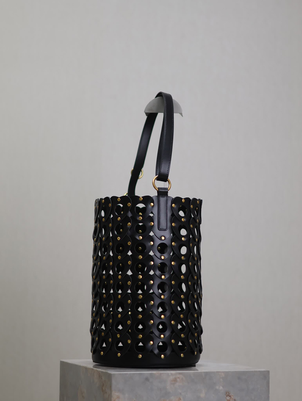 Sa**t Lau*nt seau bucket bags in black 753827 20*30*20cm