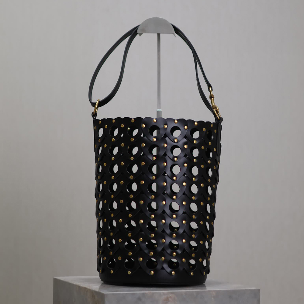 Sa**t Lau*nt seau bucket bags in black 753827 20*30*20cm