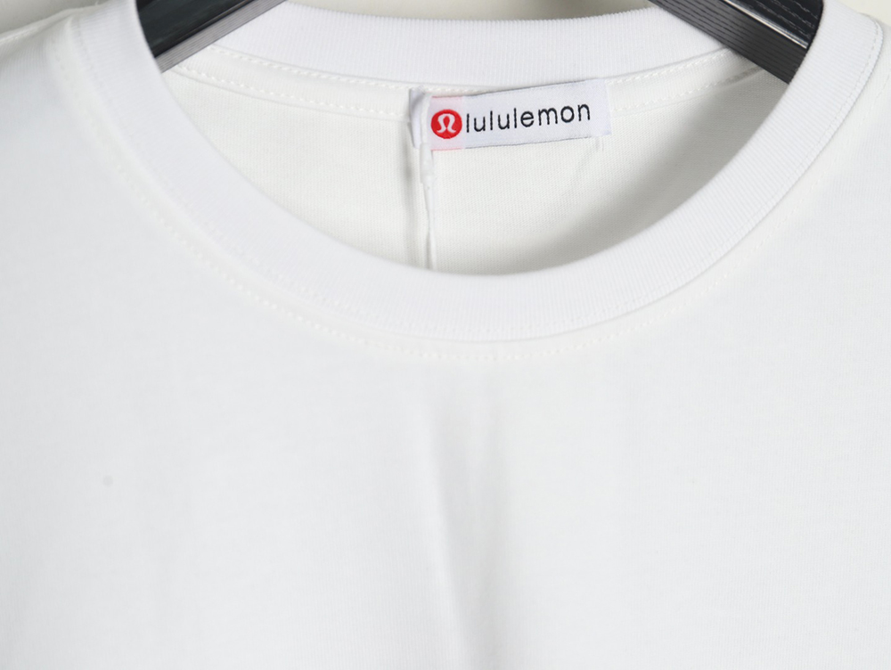 Lulu lemon lettering logo print short sleeves