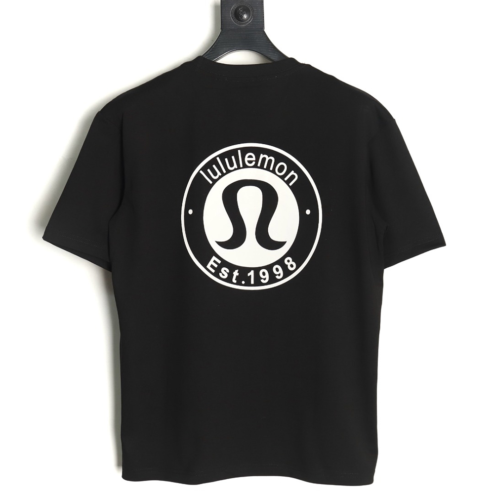 Lulu lemon lettering logo print short sleeves TSK1