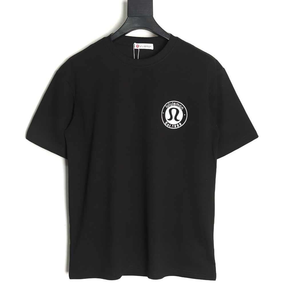 Lulu lemon lettering logo print short sleeves TSK1