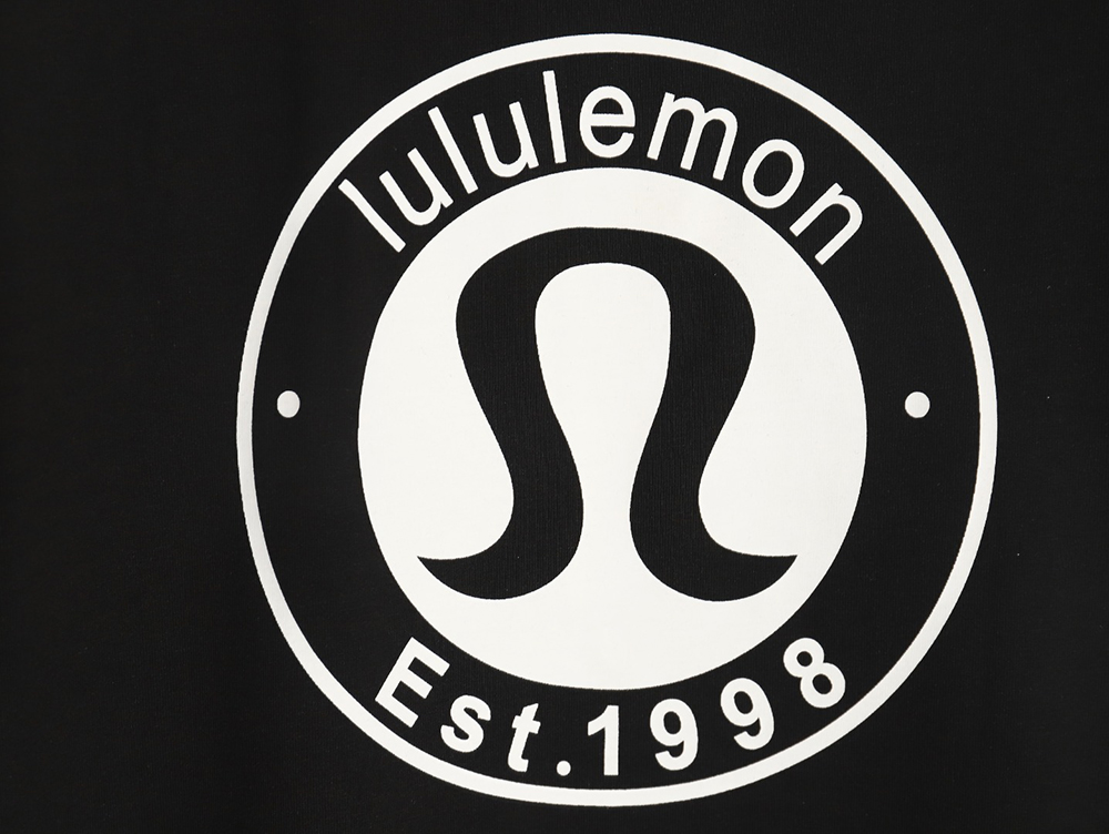 Lulu lemon lettering logo print short sleeves TSK1