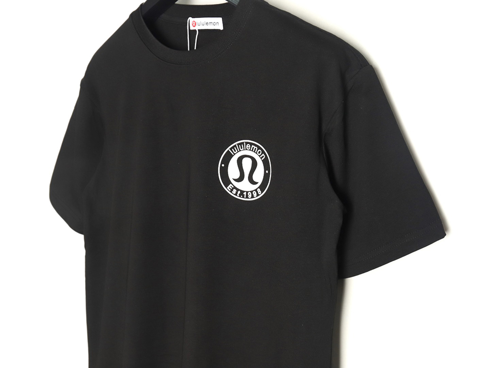 Lulu lemon lettering logo print short sleeves TSK1